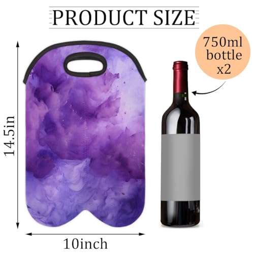 Wine Carrier Tote Personalized Bag for 2 Bottles