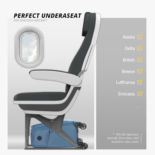 Underseat Carry On Luggage with Wheels