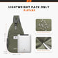 Sling Bag RFID Crossbody Sling Backpack Cross Body Shoulder Bag Travel Hiking Daypack for Women Men