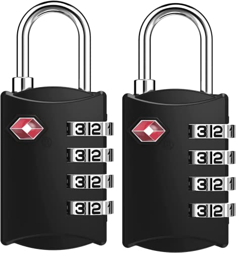 Travel Locks TSA Approved Locks for Luggage (2 Count)