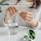 Pill Box 3 Compartment Portable Travel Medicine Box with Mirror