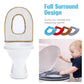 4 Pcs Toilet Seat Covers Pads for Bathroom (4 Count)