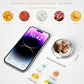 Pill Box 3 Compartment Portable Travel Medicine Box with Mirror