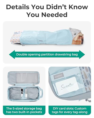 6 Set Compression Packing Cubes for Travel (6 Count)