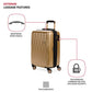 7272 Energie Expandable Hardside Luggage with Spinner Wheels and TSA Lock