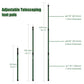 Tent Poles Camping Poles for Tarp Awning Canopy Porch Sun Sails Tarpaulin Headroom Aluminium Adjustable Telescoping