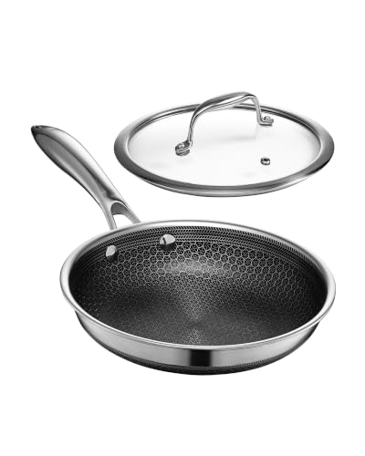 8" Hybrid Nonstick Frying Pan with Lid