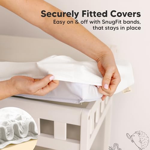 2 Pack Baby Changing Pad Cover for Girl (2 Count)