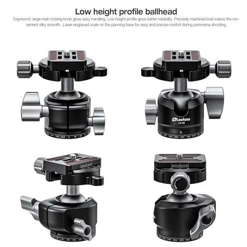 46" Video Carbon Fiber Tripod Ball Head Compact LF