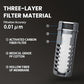 Collapsible Squeeze Water Filter Bottle with Filter with NSF