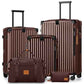 5 Piece Luggage Set with Cup Holder