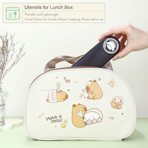Travel Utensils with Case Cute (4 Count)