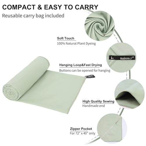 Microfiber Towel Quick Dry Camping & Travel & Gym Towel. Compact