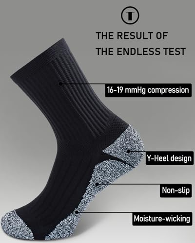 Cushioned Compression Unisex Mid (4 Count)