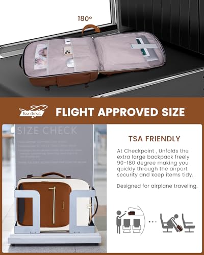 40L Travel Backpack for Women & Men