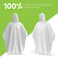 Disposable Rain Ponchos for Adults (5 Count)