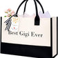 Initial Tote Bag