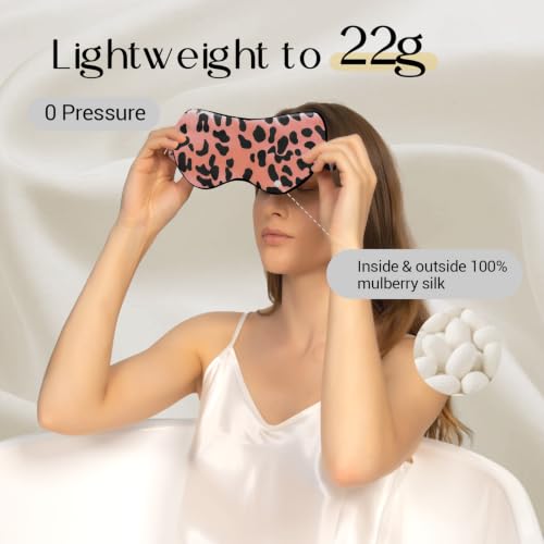 Adjustable 100% 22 Momme Mulberry Silk Sleep Mask