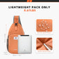 Sling Bag RFID Crossbody Sling Backpack Cross Body Shoulder Bag Travel Hiking Daypack for Women Men