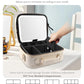 Travel Makeup Bag Cosmetic Bag with Lighted Mirror