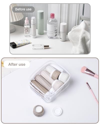 Travel Bottles for Toiletries 8 Pack (8 Count)