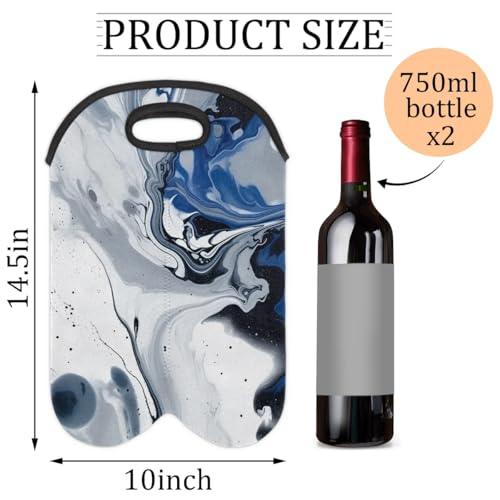 Wine Carrier Tote Personalized Bag for 2 Bottles