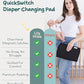 Diaper Changing Pad Portable with Magnetic Latches