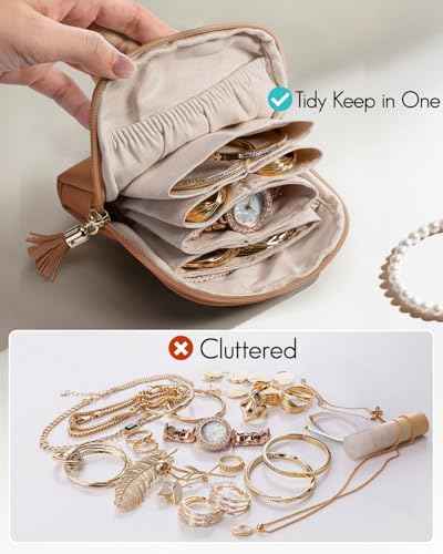 Small Travel Jewelry Case