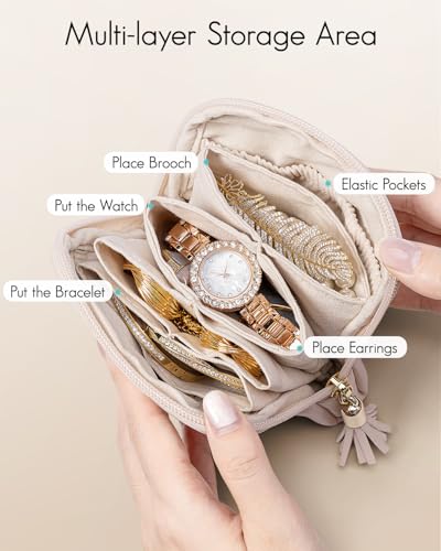 Small Travel Jewelry Case
