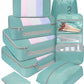 8 Set Packing Cubes Various Sizes Packing Organizer for Travel Accessories Luggage Carry On Suitcase