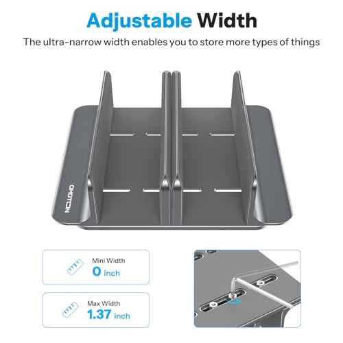 3 Slot Multiple Vertical Laptop Stand