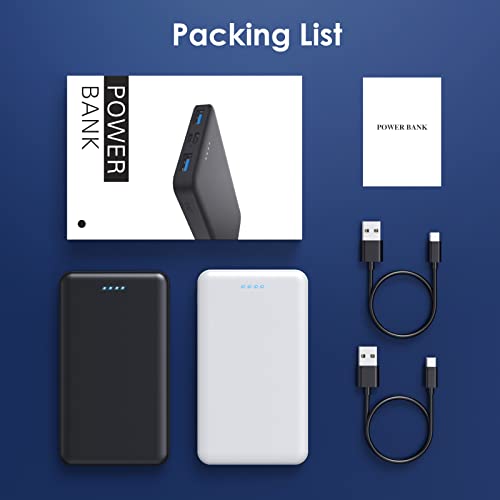 2 Pack] Portable Charger Power Bank 10000mAh
