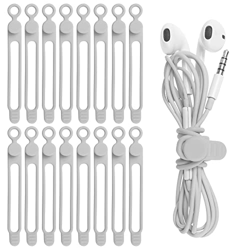 Silicone Cable Ties (16 Count)
