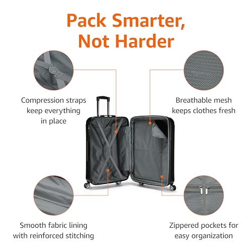 30 Inch Hardside Checked Spinner Luggage With TSA Lock