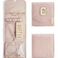 Travel Jewelry Organizer Case C Initial Jewelry Roll