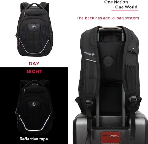 Design TSA Business Laptop Backpack For Men with Apple Find My