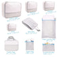 9 Piece Gray Travel Organizer Set with 4 Packing Cubes