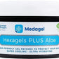Hexagels Plus Aloe Vera - Advanced Healing Hydrogel Pads for Blister Prevention & Soothing Burn Care - Foot, Heel, Toe, & Ankle Protection, Pack of 200, 1-Inch Patches, by Medagel, Paraben Free