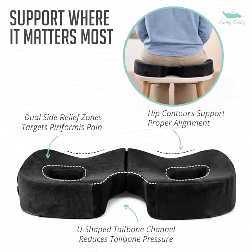 Premium Foldable Piriformis Seat Cushion