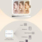 Makeup Box with Detachable Magnetic LED Mirror