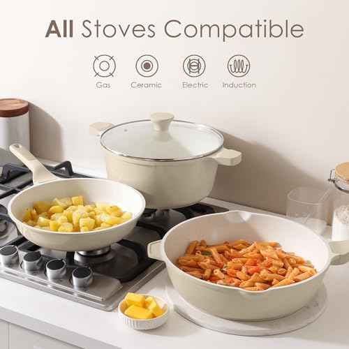Nonstick Ceramic Frying Pan 12.5
