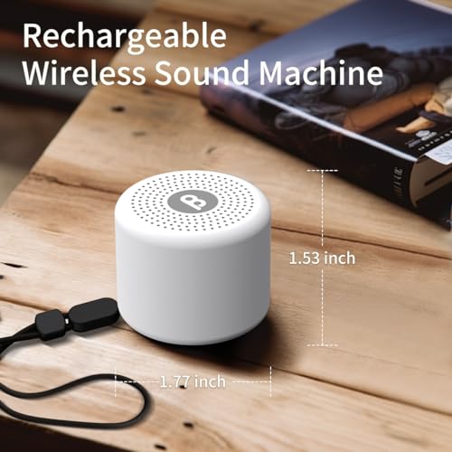 Mini Portable Sound White Noise Machine Baby Patter for Sleep with 30 Soothing Sounds for Baby Kids Adults 32 Volume Levels Sleep Soother Auto