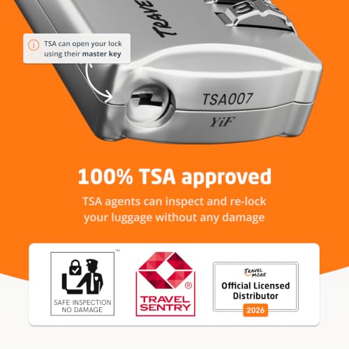 Luggage Locks TSA Approved (5 Count)