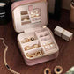 Travel Jewelry Organizer Boxes for Women Small Portable Necklace Earrings Bracelet Rings Travel Case Best Friend Birthday Gifts for Women Trendy