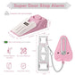 Portable Door Lock & Door Stop Alarm Set