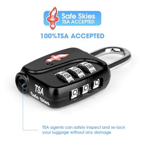Safe Skies 3 Digit TSA Lock 2 (2 Count)