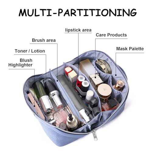 Travel Makeup Bags for Women (3 Count)