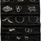 Travel Jewelry Roll Bag Portable Organizer Pouch With Grids&PVC Cover Storage Bags for Necklace