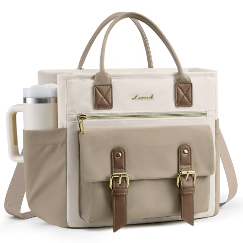 Insulated Lunch Bag Women (Khaki-Beige-Chocolate / 15L)