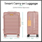Expandable 20 Inch Carry on Luggage with Front Pocket